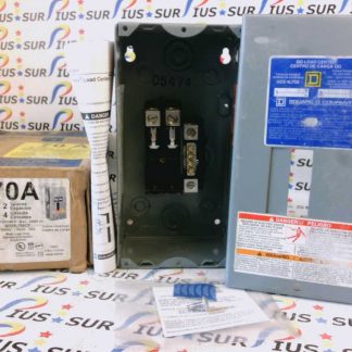 SQUARE D QO Load Center QO2-4L70S G02 Series Single Phase 120/240V 50/60Hz