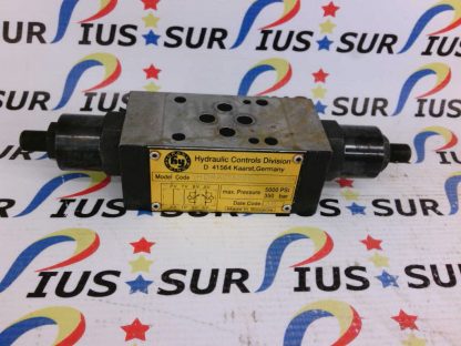 Hydraulik Ring HDRA01A06D3 Hydraulic Controls Division Valve 5000 PSI