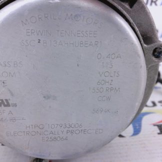 MORRILL MOTORS 5694K HTPG 107933006 Fan Motor 115V 1550RPM CCW Class B5