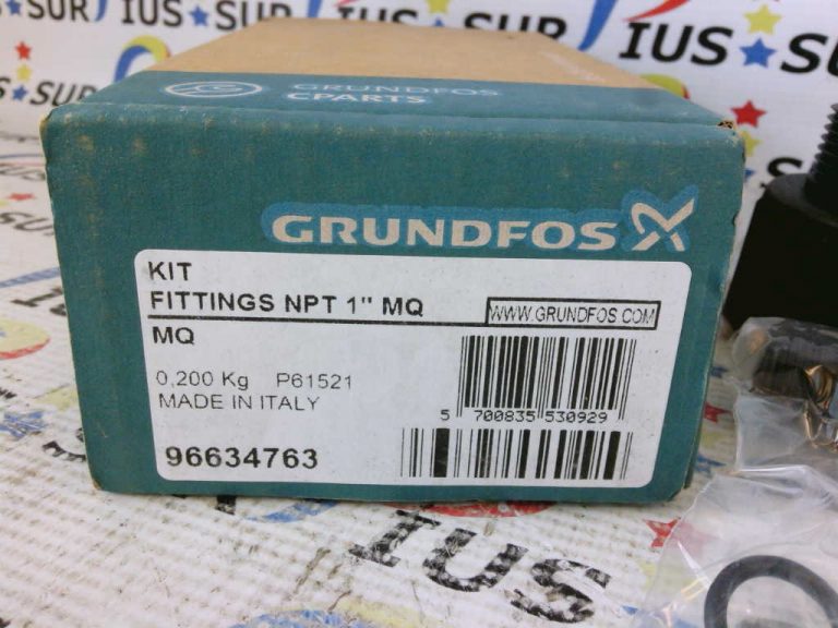 GRUNDFOS 96634763 Pump Fittings Kit NPT 1" MQ P61521 Surpius