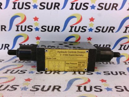 Hydraulik Ring HDRA01A06D1 Hydraulic Valve Controls 5000 PSI 350 bar
