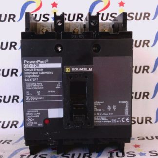 Square D QD 225 523372P7 Circuit Breaker 225A 3 Pole 240V