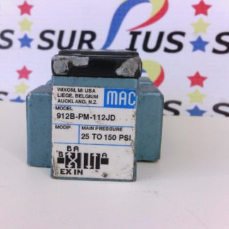 Mac Solenoid Valve 912B-PM-112JD 912BPM112JD