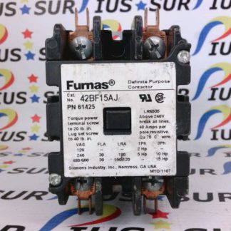 Furnas 42BF15AJ Definite Purpose Contactor 61425