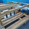 Dorner Curved Modular Conveyor Food Grade Aluminum 3200 Series 90 Degree Turn 10" Plastic Belt Powered Motorized - Image 2