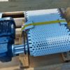 Dorner Curved Modular Conveyor Food Grade Aluminum 3200 Series 90 Degree Turn 10" Plastic Belt Powered Motorized - Image 5